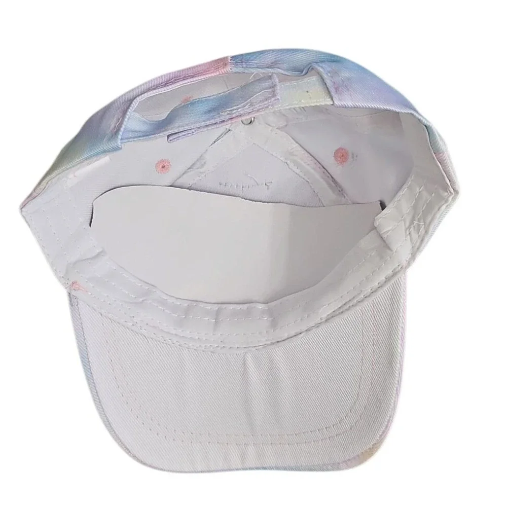 Biz & Bean Unicorn Hat Tie Dye Sparkle‎ Horn Ears Girls Kids Adjustable